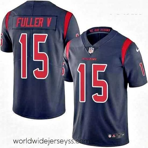 Exceptionally fashioned Nike Houston Texans 15 Will Fuller V Elite Navy Blue Rush Vapor Untouchable NFL Jersey