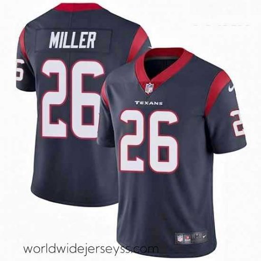 Marvelously styled Nike Houston Texans 26 Lamar Miller Elite Navy Blue Team Color NFL Jersey