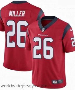 Marvelously styled Nike Houston Texans 26 Lamar Miller Elite Red Alternate NFL Jersey