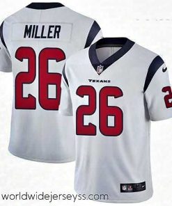 Exquisitely designed Nike Houston Texans 26 Lamar Miller Elite White NFL Jersey