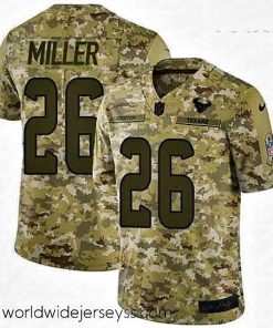 Superbly made Nike Houston Texans 26 Lamar Miller Limited Camo 2018 Salute to Service NFL Jersey