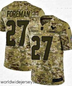 Superbly made Nike Houston Texans 27 DOnta Foreman Limited Camo 2018 Salute to Service NFL Jerse