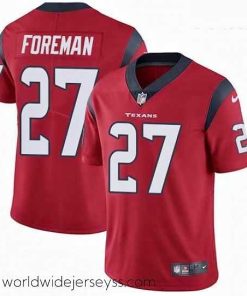 Superbly made Nike Houston Texans 27 DOnta Foreman Limited Red Alternate Vapor Untouchable NFL Jersey