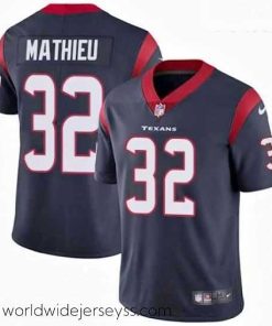 Marvelously styled Nike Houston Texans 32 Tyrann Mathieu Navy Blue Team Color Vapor Untouchable Limited Player NFL Jersey