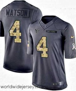 Exceptionally fashioned Nike Houston Texans 4 Deshaun Watson Limited Black 2016 Salute to Service NFL Jersey