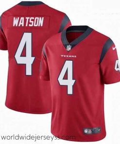 Exceptionally fashioned Nike Houston Texans 4 Deshaun Watson Limited Red Alternate Vapor Untouchable NFL Jersey