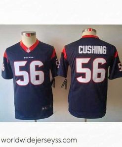 Finely crafted Nike Houston Texans 56 Brian Cushing Blue Color Limited Jerseys