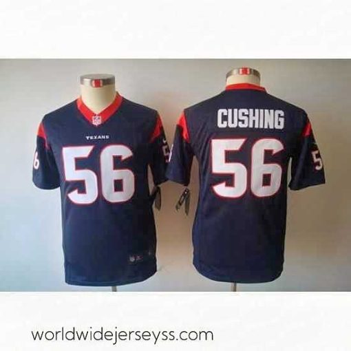Finely crafted Nike Houston Texans 56 Brian Cushing Blue Color Limited Jerseys