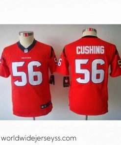 Superbly made Nike Houston Texans 56 Brian Cushing Red Color Limited Jerseys