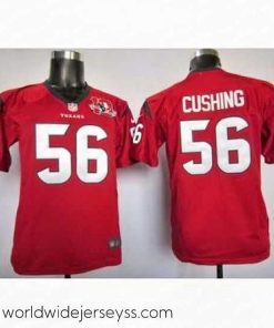 Finely crafted Nike Houston Texans 56 Brian Cushing Red Nike NFL Jerseys W 10TH Patch