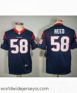 Finely crafted Nike Houston Texans #58 Brooks Reed Blue Color[Limited Jerseys]