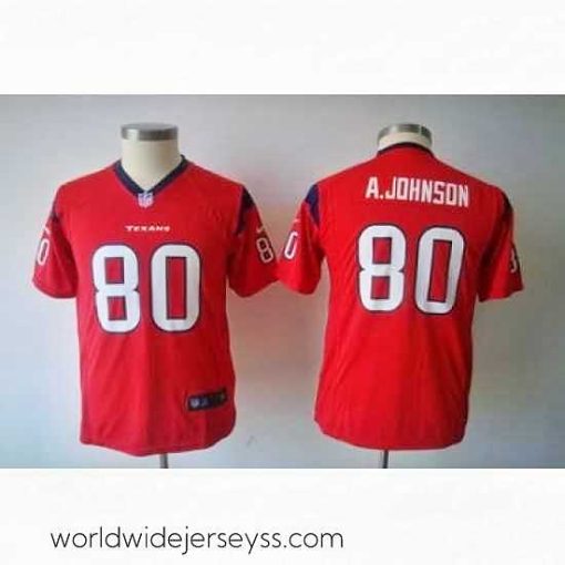 Exquisitely designed Nike Houston Texans #80 Andre Johnson Red Jerseys