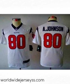 Superbly made Nike Houston Texans #80 Andre Johnson White Color Limited Jerseys