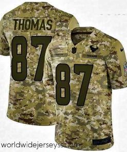 Exceptionally fashioned Nike Houston Texans 87 Demaryius Thomas Limited Camo 2018 Salute to Service NFL Jersey