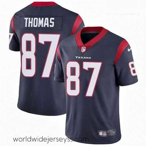 Exceptionally fashioned Nike Houston Texans 87 Demaryius Thomas Navy Blue Team Color Vapor Untouchable Limited Player NFL Jersey