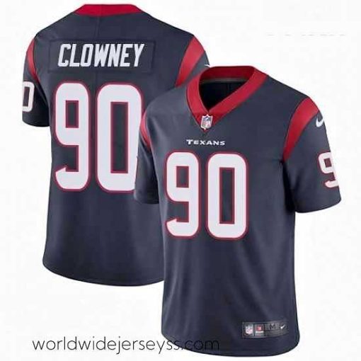 Exceptionally fashioned Nike Houston Texans 90 Jadeveon Clowney Elite Navy Blue Team Color NFL Jersey