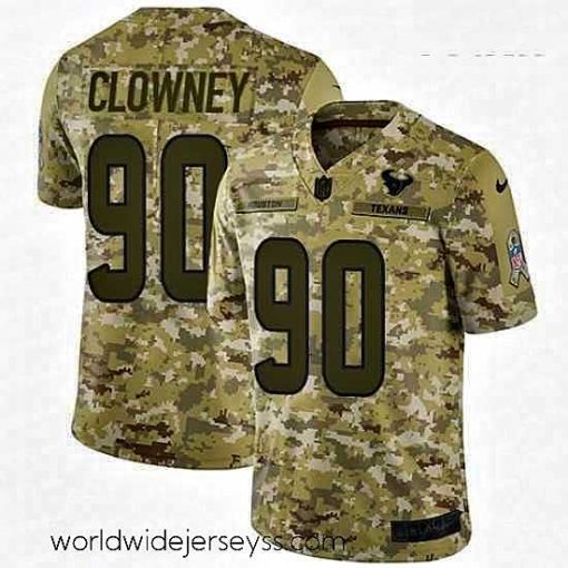 Exquisitely designed Nike Houston Texans 90 Jadeveon Clowney Limited Camo 2018 Salute to Service NFL Jersey