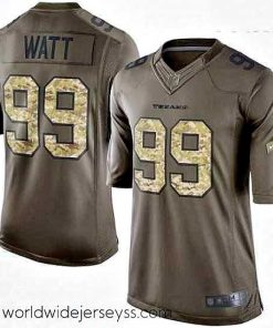 Superbly made Nike Houston Texans 99 JJ Watt Elite Green Salute to Service NFL Jersey