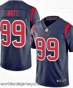 Exquisitely designed Nike Houston Texans 99 JJ Watt Elite Navy Blue Rush Vapor Untouchable NFL Jersey