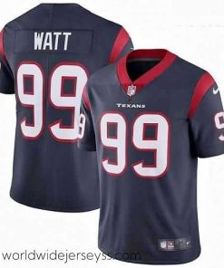 Exceptionally fashioned Nike Houston Texans 99 JJ Watt Elite Navy Blue Team Color NFL Jersey