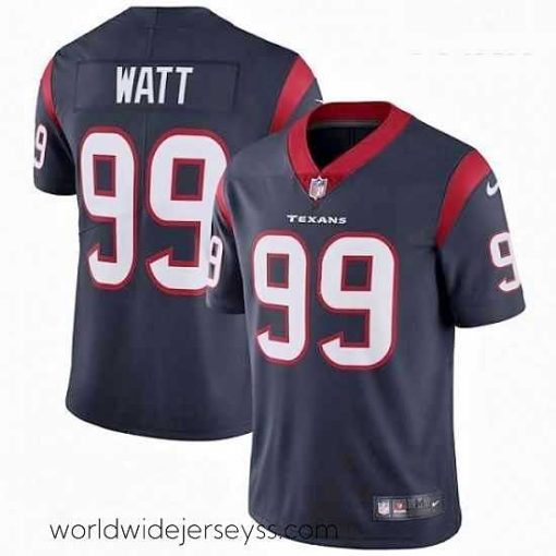 Exceptionally fashioned Nike Houston Texans 99 JJ Watt Elite Navy Blue Team Color NFL Jersey