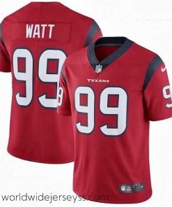 Superbly made Nike Houston Texans 99 JJ Watt Elite Red Alternate NFL Jersey