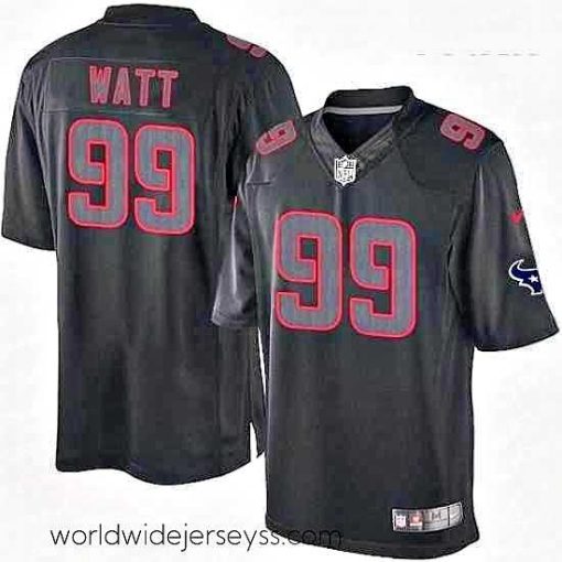 Finely crafted Nike Houston Texans 99 JJ Watt Limited Black Impact NFL Jersey