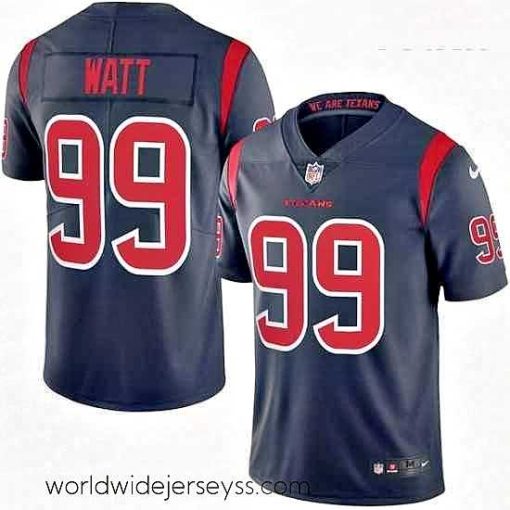 Exquisitely designed Nike Houston Texans 99 JJ Watt Limited Navy Blue Rush Vapor Untouchable NFL Jersey