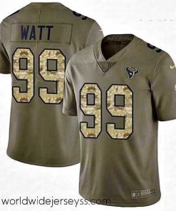 Finely crafted Nike Houston Texans 99 JJ Watt Limited OliveCamo 2017 Salute to Service NFL Jersey