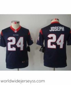 Superbly made Nike NFL Houston Texans #24 Johnathan Joseph Blue Color[Limited Jerseys]