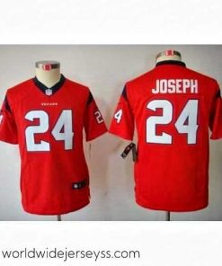 Exceptionally fashioned Nike NFL Houston Texans #24 Johnathan Joseph Red Color[Limited Jerseys]