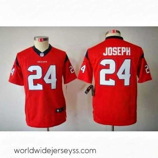 Exceptionally fashioned Nike NFL Houston Texans #24 Johnathan Joseph Red Color[Limited Jerseys]