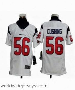 Marvelously styled Nike NFL Houston Texans #56 Brian Cushing White Jerseys