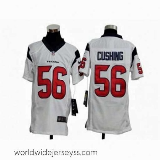 Marvelously styled Nike NFL Houston Texans #56 Brian Cushing White Jerseys