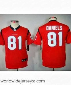 Exquisitely designed Nike NFL Houston Texans #81 Owen Daniels Red Color[Limited Jerseys]