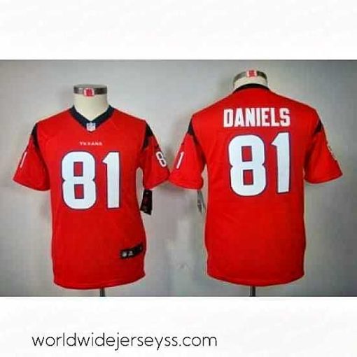 Exquisitely designed Nike NFL Houston Texans #81 Owen Daniels Red Color[Limited Jerseys]