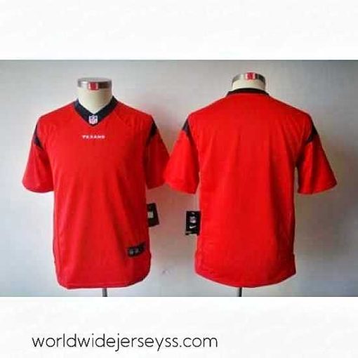 Exceptionally fashioned Nike NFL Houston Texans Blank Red Limited Jerseys