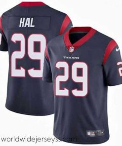 Exceptionally fashioned Nike Texans #29 Andre Hal Navy Blue Team Color Stitched NFL Vapor Untouchable Limited Jersey