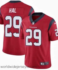 Superbly made Nike Texans #29 Andre Hal Red Alternate Stitched NFL Vapor Untouchable Limited Jersey