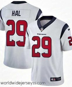 Marvelously styled Nike Texans #29 Andre Hal White Stitched NFL Vapor Untouchable Limited Jersey