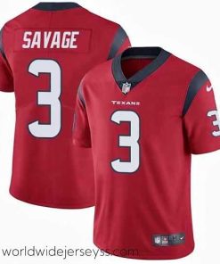 Exquisitely designed Nike Texans #3 Tom Savage Red Alternate Stitched NFL Vapor Untouchable Limited Jersey