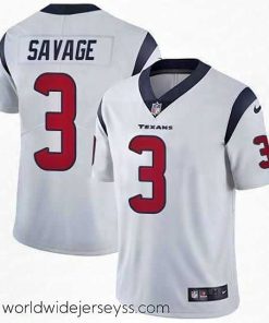 Finely crafted Nike Texans #3 Tom Savage White Stitched NFL Vapor Untouchable Limited Jersey