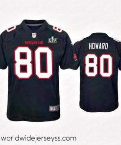 Superbly made O.J. Howard Buccaneers Black Super Bowl Lv Game Fashion Jersey