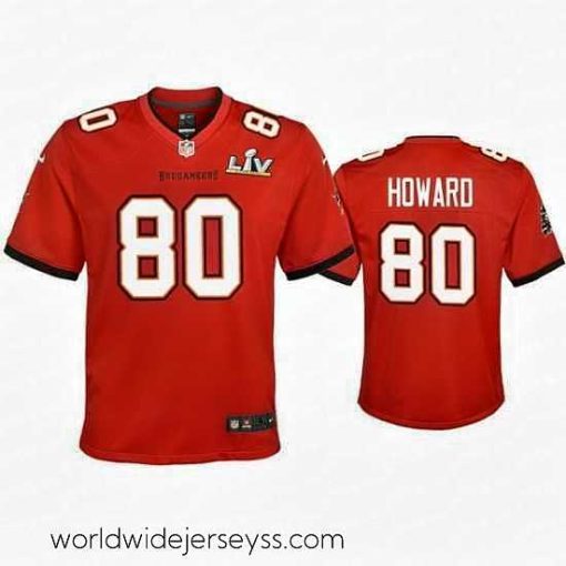Exceptionally fashioned O.J. Howard Buccaneers Red Super Bowl Lv Game Jersey