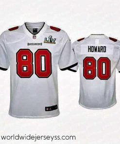 Finely crafted O.J. Howard Buccaneers White Super Bowl Lv Game Jersey