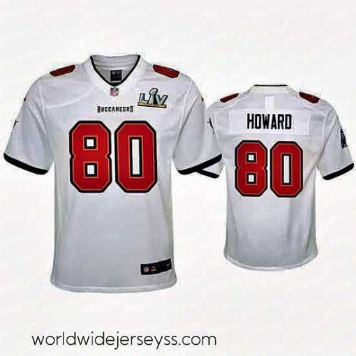 Finely crafted O.J. Howard Buccaneers White Super Bowl Lv Game Jersey