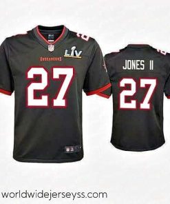 Marvelously styled Ronald Jones Ii Buccaneers Pewter Super Bowl Lv Game Jersey
