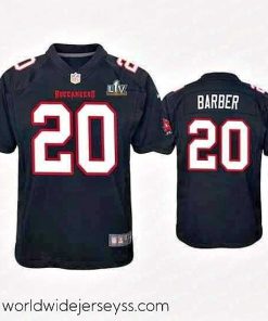Exceptionally fashioned Ronde Barber Buccaneers Black Super Bowl Lv Game Fashion Jersey