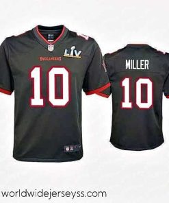 Superbly made Scotty Miller Buccaneers Pewter Super Bowl Lv Game Jersey