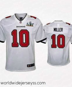Superbly made Scotty Miller Buccaneers White Super Bowl Lv Game Jersey
